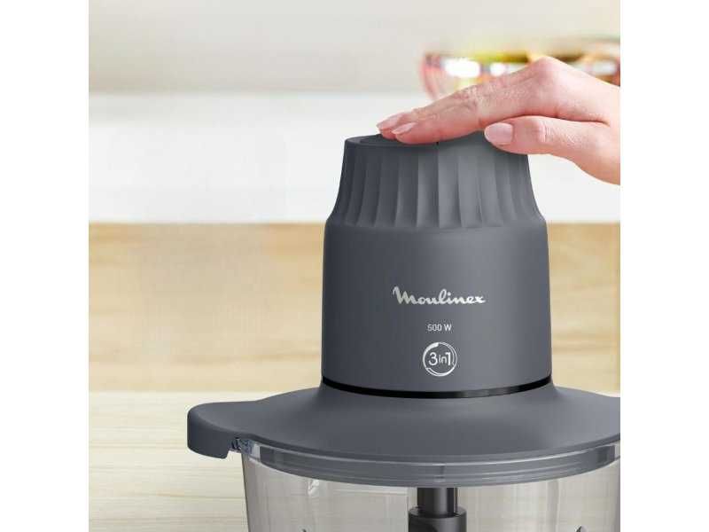 Кухненски Чопър със Стъклена Купа Moulinex DJ602110 Choppeo, 500 W