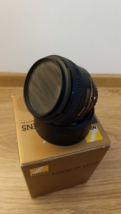 Obiectiv Nikon AF-S NIKKOR 50mm f/1.8G - Full Box + Filtru Rodenstock