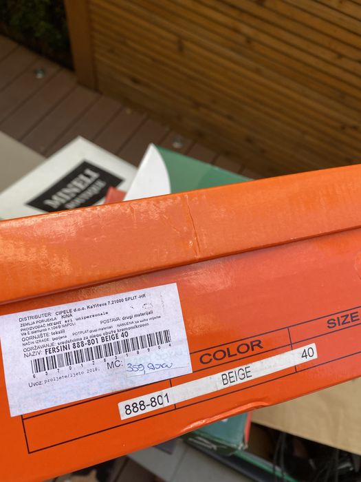 Sandale bej  noi nr 40 cu perle si pietre - livrare gratuita