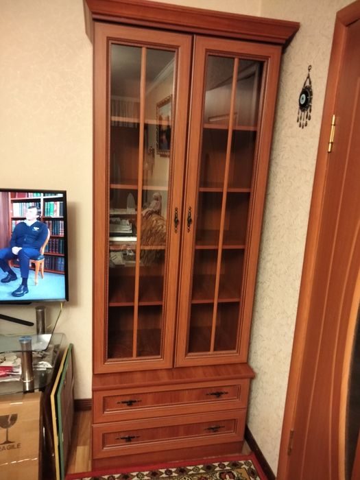 Набор. Горка стекло,шкаф