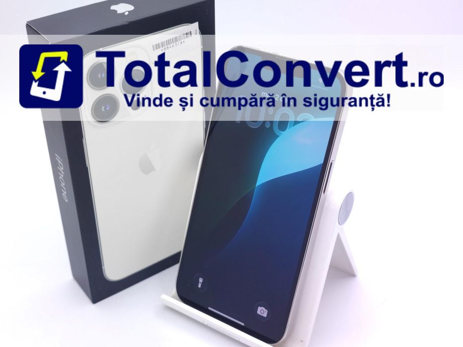 Apple iPhone 13 Pro 128GB Silver 6GB, Garantie 24 luni | #D88463