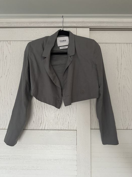 Ново късо сиво сако