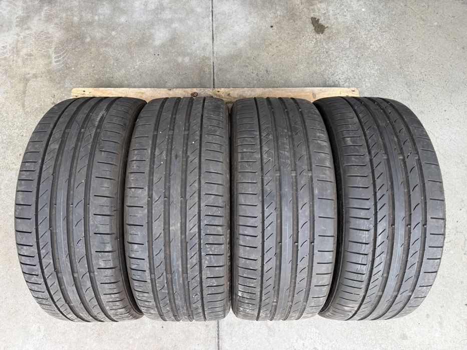4бр. ОТЛИЧНИ Летни Гуми С Борд 215/40R/18 -CONTINENTAL- DOT:4720- 4.5мм.