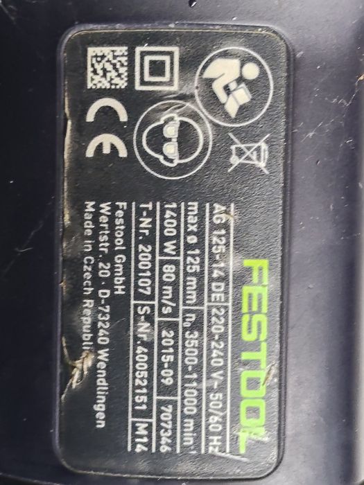 Slefuitor de beton FESTOOL AG 125-14D