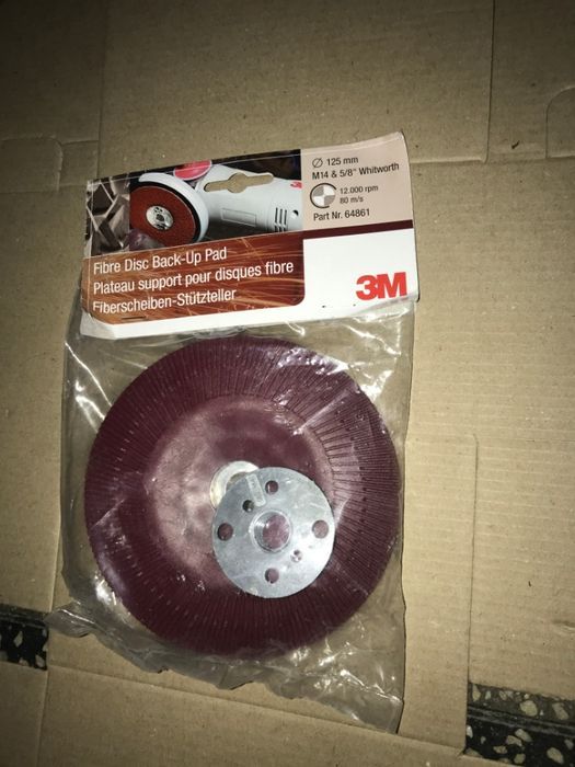 3M Pad pentru Back-Up de înaltă Performanță 125 mm M14 Plat Moale
