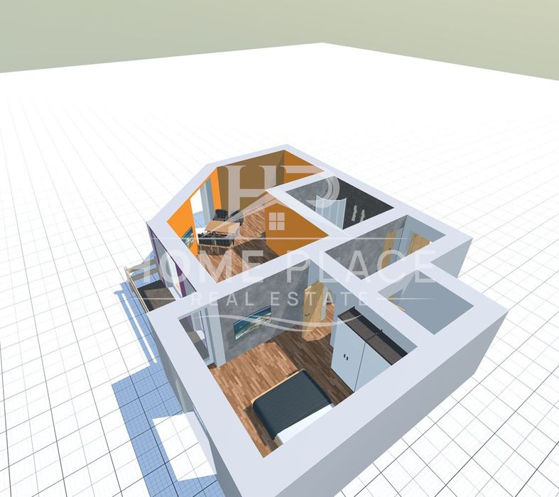 Двустаен апартамент в района на Погребите