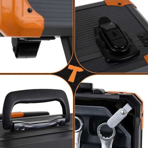 Куфар с инструменти 1000 части/Метален куфар за инструменти на колела