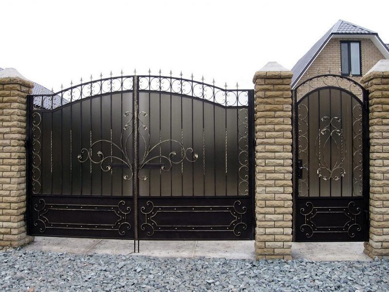 Ворота откатные и распашные. Монтаж