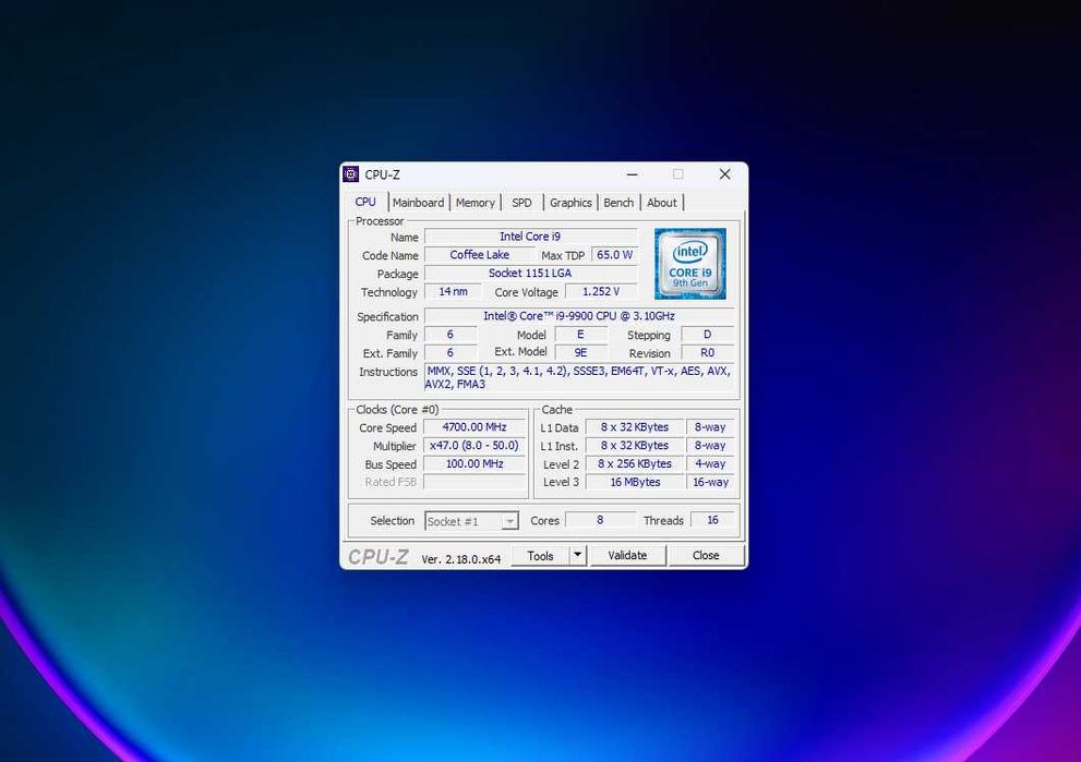 Kit i9‑9900 + ASUS ROG Strix Z390‑E Gaming