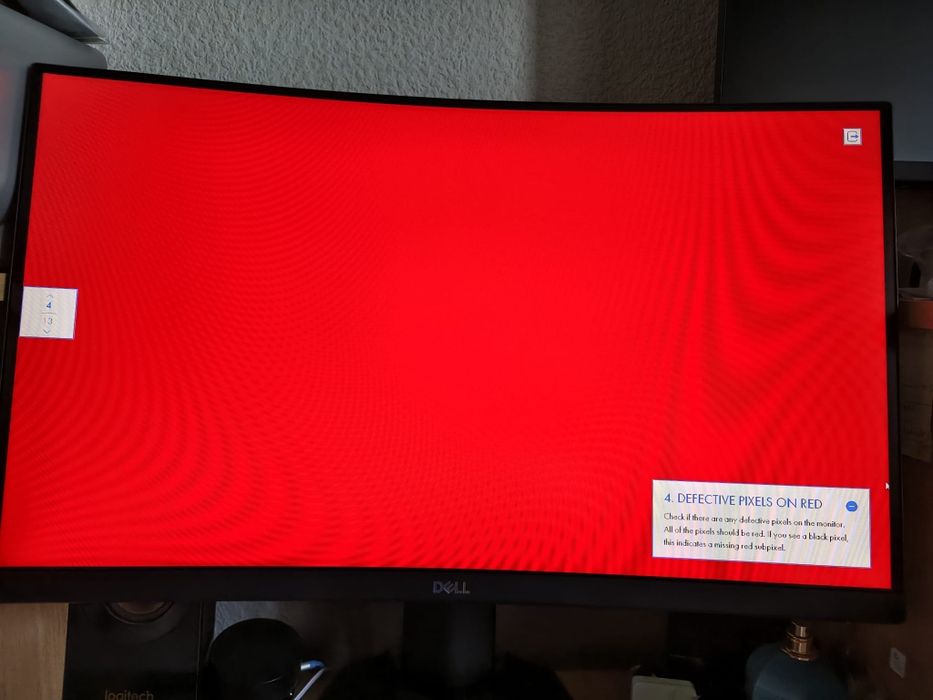 Monitor DELL  gaming 24 inch 165 hz curbat