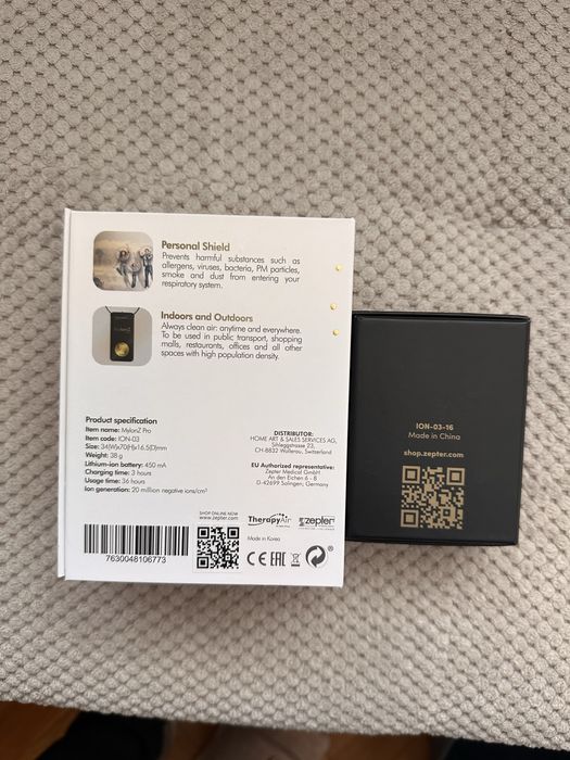 Личен преносим пречиствател на въздух Zepter