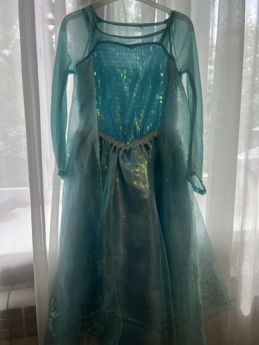 Платье Эльзы Дисней 5-6 лет