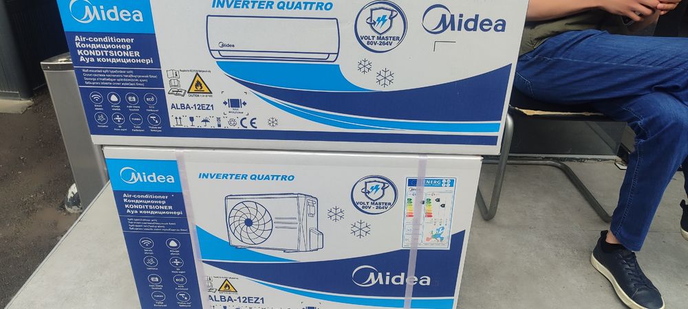 Кондиционер Midea Inverter 12/18/24 Экономичный Бесплатная Доставка