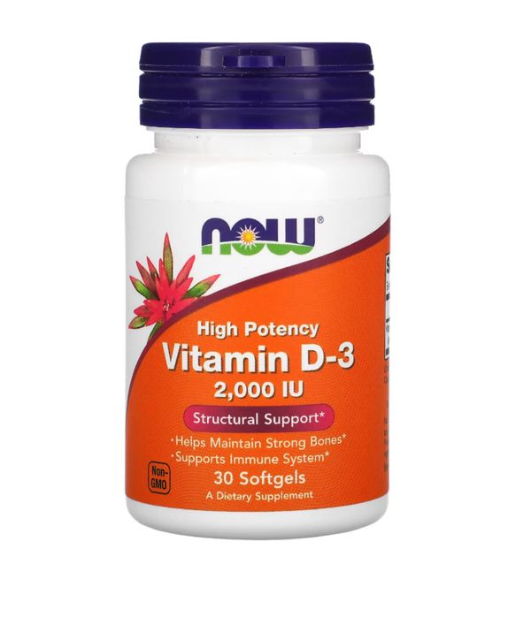 Now Foods Vitamin D-3 2.000IU 30 softgels