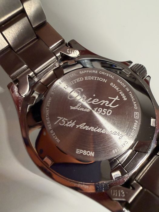 ORIENT 75th Anniversary Limited Edition 0266/6000 – Automatic – Sapphire – 200M