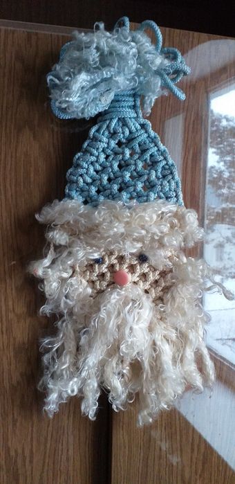 Продаю макраме Дед Мороз