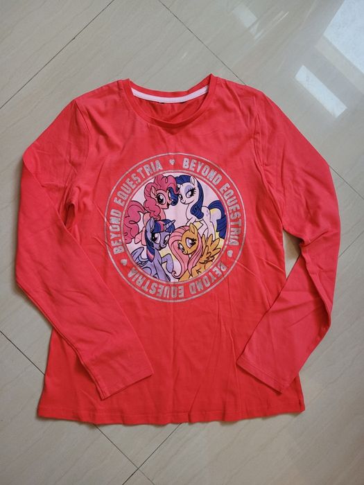 Дънки като нови и нова блузка рр 12г.