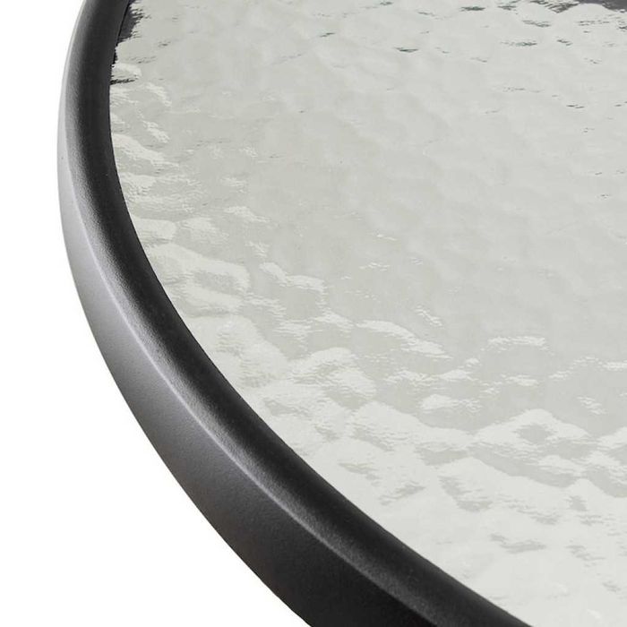 Macи Muhler 60xH74cm, стъклен плот/Маса Muhler D60xH74cm, сгъваема