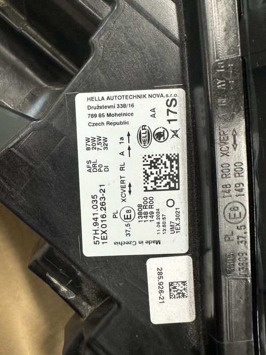 Far stânga full led skoda lodiaq.cod:57h941035.