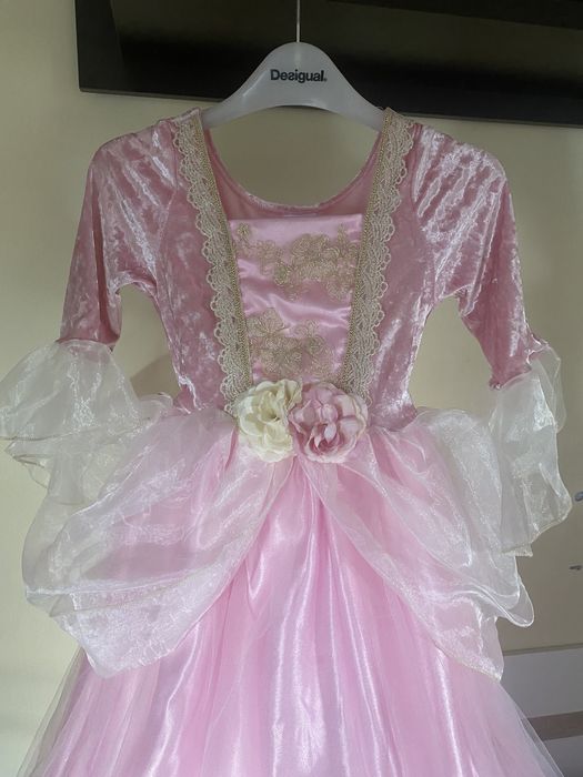 Детска рокля за принцеси, ръст 116, 5-6 годинки