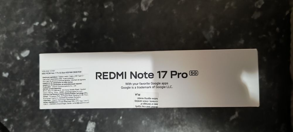 Redmi 17 pro 5g nou
