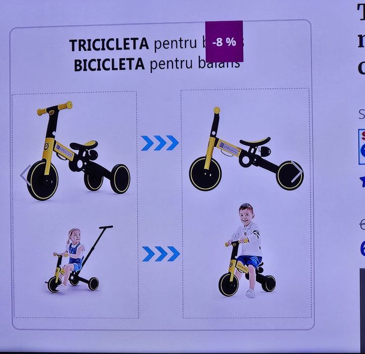 Tricicleta multifunctionala
