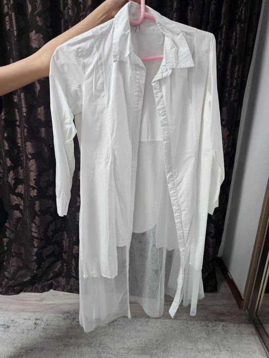 рубашка женская удлененная