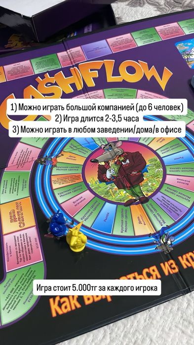 Провожу игру CashFlow