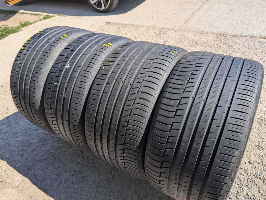 SET 4 Anvelope Vara 275/35 R22 + 315/30 R22 CONTINENTAL Premium Contact 6 - BMW X5 / X6 Original  | Pret/buc
