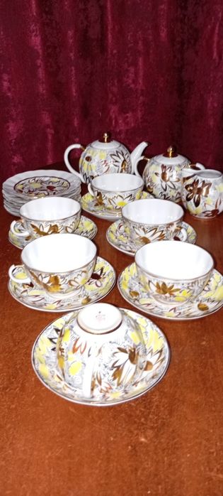 Чайный сервиз Золотые Ромашки