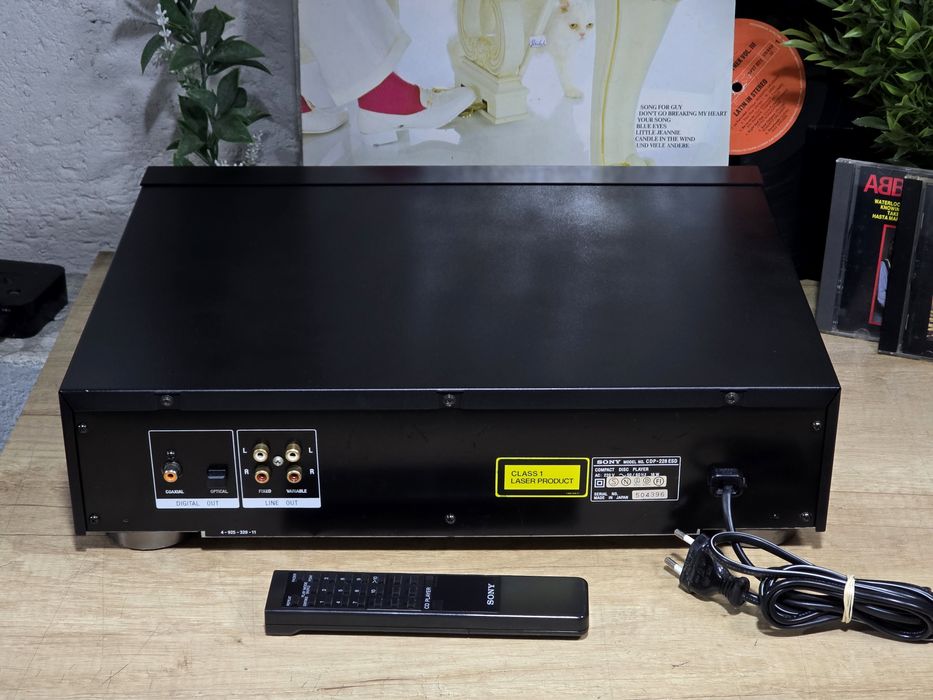 Cd-player SONY CDP-228 ESD, retro hifi audio, ES series, hi-end,