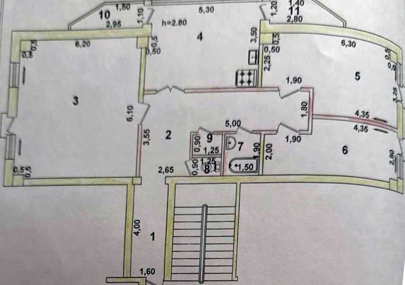 Банковская квартира 3/9/9 125 м2 Чиланзар 20кв