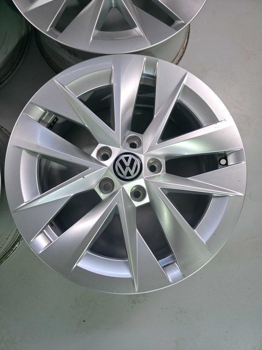 4 Jante Aliaj 5x112 17'' 7J ET 46 OEM Skoda Octavia 4 Superb Karoq Kodiaq / VW Passat Touran Sharan Golf Tiguan Caddy / SEAT CUPRA
