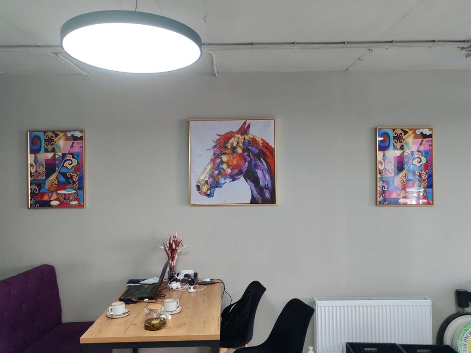 Картины 6 шт -30000 тг, висели 4 месяца