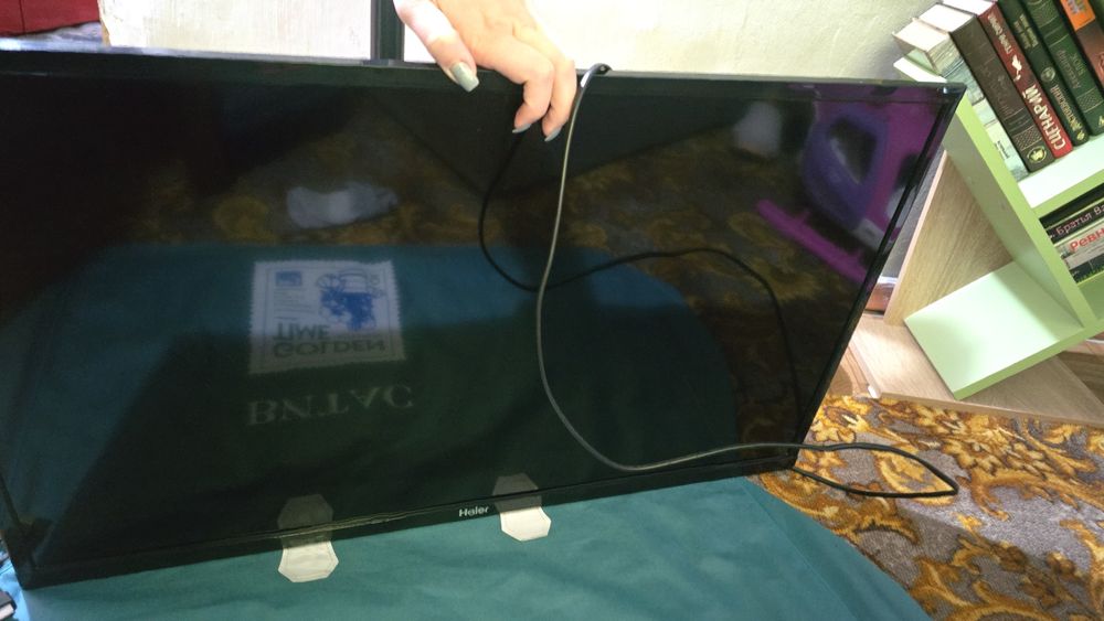 Телевизор Haier не смарт тв но рабочий