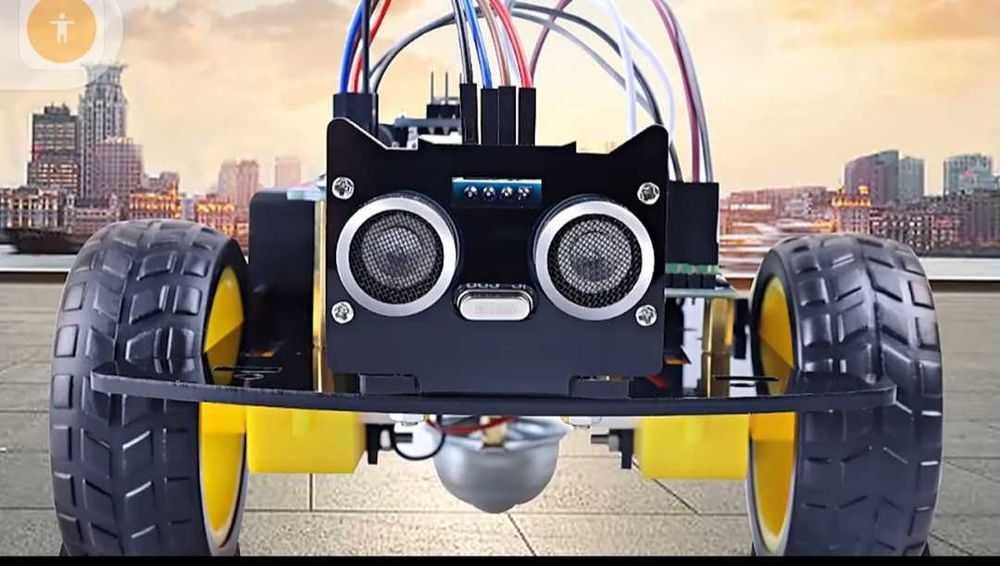 Ардуино 2-S, 2WD Car Kit Wifi Board Control by Mobile Ultrasonic+eM
