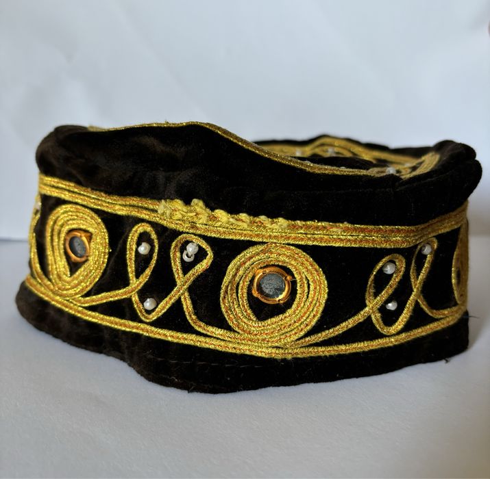 Fes turcesc de catifea realizat manual