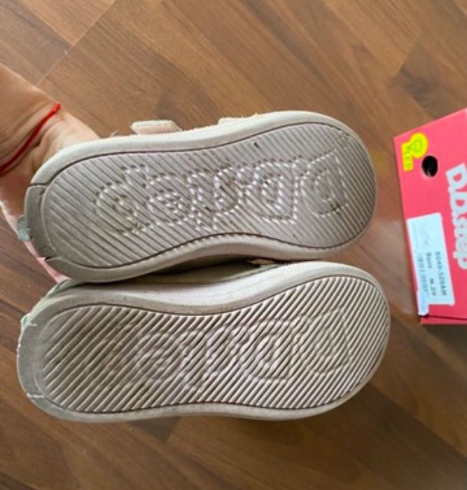 Pantofi DDStep, gri cu luminițe, mărimea 29 (18,5 cm interior)