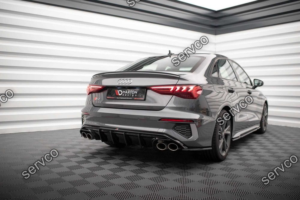 Difuzor bara spate Audi A3 SLINE S3 Sedan 8Y 2020- v18 Maxton Design