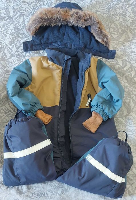 Salopetă vătuită H&M - iarna - 98
