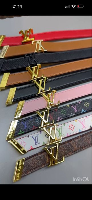 Curea piele naturala Louis Vuitton