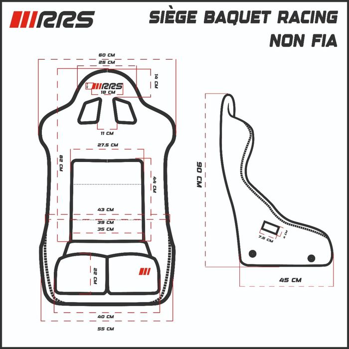 Scaun Sport Scoica + suporti si glisiera - motorsport/drift/trackday