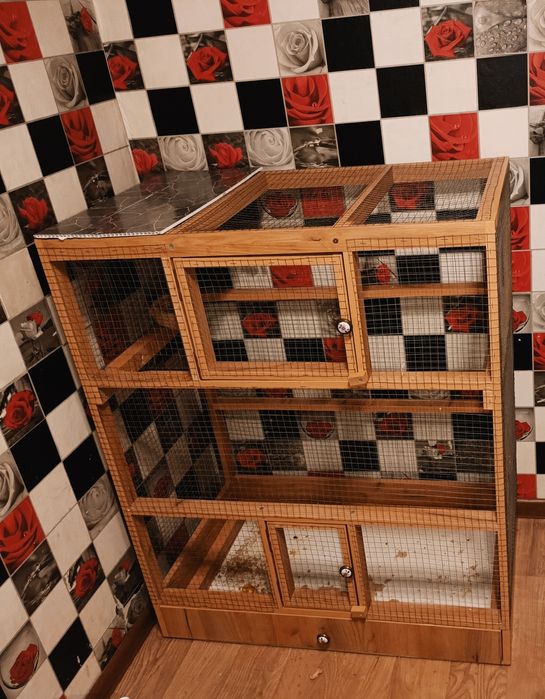 Клетка вольер размеры 100на90на50