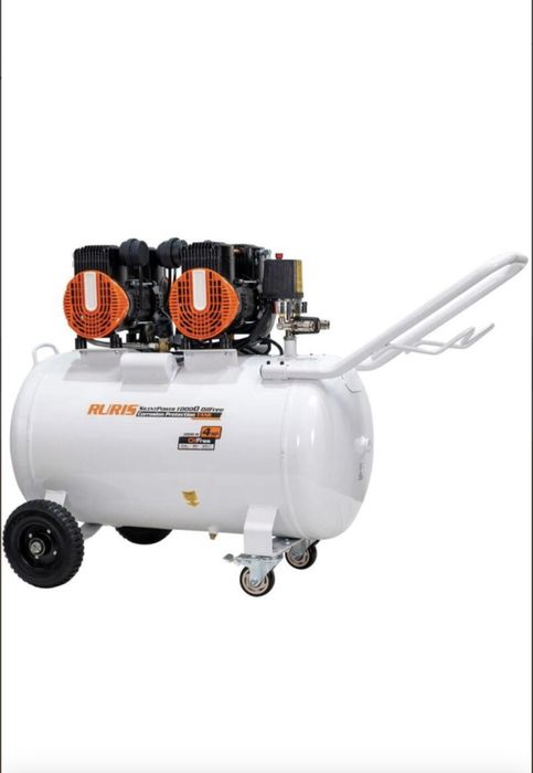 Compresor aer Ruris 100L+ Furtun pneumatic+ masina de tencuit Tagred