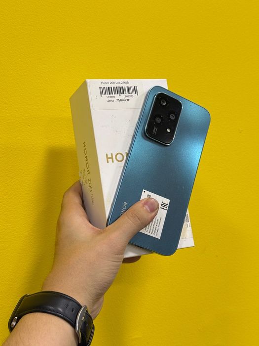 Honor 200 lite, 256гб, Kaspi 0-0-24