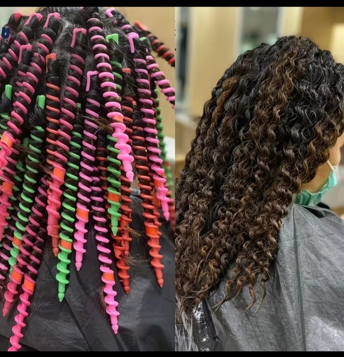 Спиральные бигуди для длинных и для коротких волос 
Yangi
Uzunligi:18s