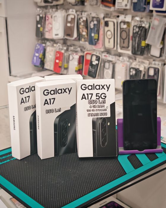 Galaxy A17, 4/128 GB, Nou, Garanție