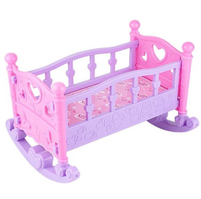 Детска Кукла Бебе с люлеещо се легло