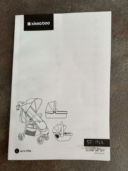 Carucior 3 in 1 KikkaBoo Selina