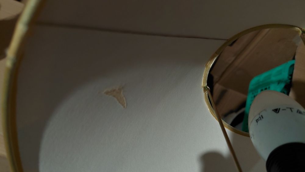 Нощни лампи. 2 броя. С лилав абажур.